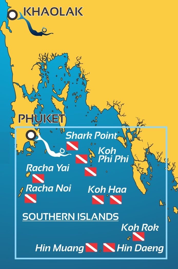 Carte : Îles du Sud